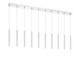 Z-Lite - 917MP12-WH-LED-10LCH - LED Linear Chandelier - Forest - Chrome