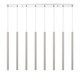 Forest LED Linear Chandelier (917MP24-BN-LED-8LCH)