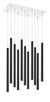 Z-Lite - 917MP24-MB-LED-11LCH - LED Chandelier - Forest - Chrome