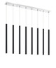 Forest LED Linear Chandelier (917MP24-MB-LED-8LCH)
