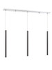 Forest LED Linear Chandelier (917MP24-PBL-LED-3LCH)