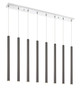 Z-Lite - 917MP24-PBL-LED-8LCH - LED Linear Chandelier - Forest - Chrome