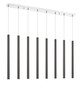 Forest LED Linear Chandelier (917MP24-PBL-LED-8LCH)