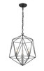 Geo Three Light Chandelier (918-14MB-CH)