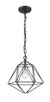 Geo One Light Pendant (918MP-MB-CH)