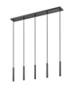 Z-Lite - 919MP12-5L-MB-LED - LED Linear Chandelier - Forest - Matte Black