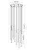 Forest LED Chandelier (919MP24-11R-MB-LED)