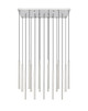 Forest LED Linear Chandelier (919MP24-17L-BN-LED)