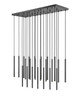 Forest LED Linear Chandelier (919MP24-23L-MB-LED)
