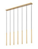 Z-Lite - 919MP24-7L-MGLD-LED - LED Linear Chandelier - Forest - Modern Gold