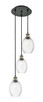 Innovations - 113B-3P-BAB-G459-6CL - Three Light Pendant - Ballston - Black Antique Brass
