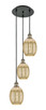 Innovations - 113B-3P-BAB-G459-6ME - Three Light Pendant - Ballston - Black Antique Brass