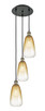 Innovations - 113B-3P-BAB-G480-6AM - Three Light Pendant - Ballston - Black Antique Brass