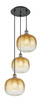 Innovations - 113B-3P-BAB-G481-10AM - Three Light Pendant - Ballston - Black Antique Brass