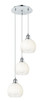 Innovations - 113B-3P-PC-G483-8OP - Three Light Pendant - Ballston - Polished Chrome