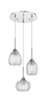 Innovations - 113B-3P-PN-G323-MU - Three Light Pendant - Berkshire - Polished Nickel
