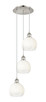 Innovations - 113B-3P-PN-G483-8OP - Three Light Pendant - Ballston - Polished Nickel