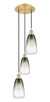 Innovations - 113B-3P-SG-G480-6SL - Three Light Pendant - Ballston - Satin Gold