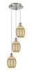 Innovations - 113B-3P-SN-G459-6ME - Three Light Pendant - Ballston - Brushed Satin Nickel