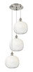 Innovations - 113B-3P-SN-G481-10OP - Three Light Pendant - Ballston - Brushed Satin Nickel