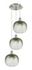 Innovations - 113B-3P-SN-G481-10SL - Three Light Pendant - Ballston - Brushed Satin Nickel