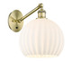 Innovations - 317-1W-AB-G1217-10WV - One Light Wall Sconce - Ballston - Antique Brass
