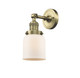 manufacturer_finish:Antique Brass|manufacturer_glass:Matte White|light_output:220.00lm|color_temperature:2200K|cri:99