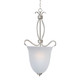 Maxim - 10131FTSN - Four Light Entry Foyer Pendant - Basix - Satin Nickel