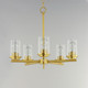 Corona Five Light Chandelier (10205CLSBR)