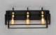 Liner Three Light Bath Vanity (10243BKSBR)