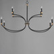 Charlton Eight Light Chandelier (11378BKAB)