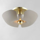 Poppy LED Flush Mount (11399SGSBR)