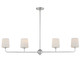 Maxim - 12097SWSN - Four Light Linear Chandelier - Bristol - Satin Nickel