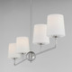 Bristol Four Light Linear Chandelier (12097SWSN)