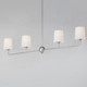 Bristol Four Light Linear Chandelier (12097SWSN)