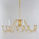 Plumette Eight Light Chandelier (12168GL)