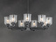 Acadia Eight Light Chandelier (12268CDBK)