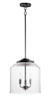 Maxim - 12273CDBK - Three Light Pendant - Acadia - Black