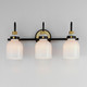 Milk Three Light Bath Vanity (12333WTBKSBR)