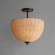 Maldives Two Light Semi Flush/Pendant (12604NABK)