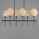 Maldives Six Light Linear Chandelier (12607NABK)