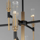Flambeau LED Chandelier (16129CLBKAB)
