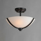 Deven Three Light Semi Flush Mount (20031SWBK)
