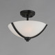 Deven Three Light Semi Flush Mount (20031SWBK)