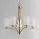 Deven Five Light Chandelier (20035SWSBR)