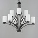 Deven Nine Light Chandelier (20036SWBK)