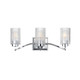Maxim - 21373CRPN - Three Light Bath Vanity - Rigata - Polished Nickel