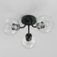 Knox Three Light Semi-Flush Mount (21634CLBK) Knox Three Light Semi-Flush Mount (21634CLBK)
