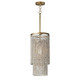 Maxim - 22461WWDGS - One Light Pendant - Fontaine - Golden Silver