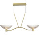 Maxim - 24982TCSBR - LED Linear Pendant - Metropolis - Satin Brass